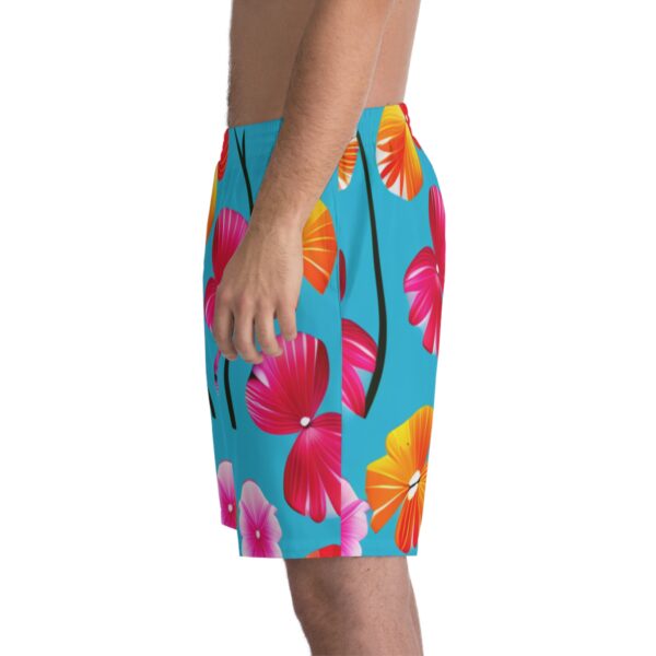 Men's Elastic Beach Shorts (AOP) - Image 6