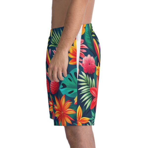 Men's Elastic Beach Shorts (AOP) - Image 6