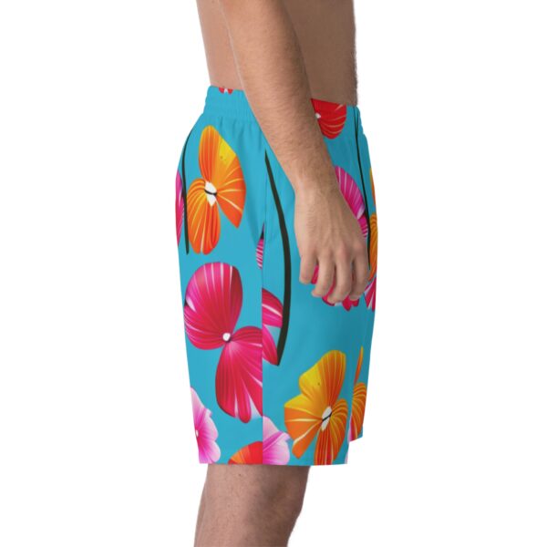 Men's Elastic Beach Shorts (AOP) - Image 7