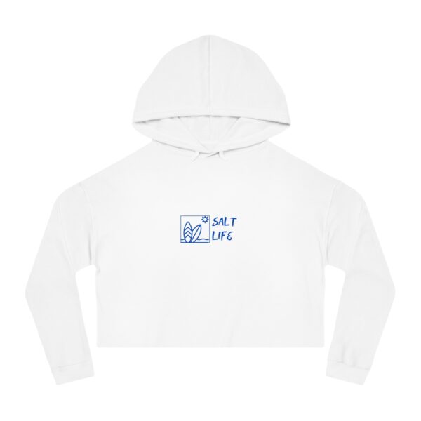 Women’s Cropped Hooded Sweatshirt - Image 2