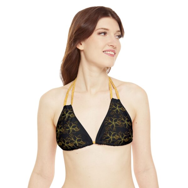 Strappy Triangle Bikini Top (AOP) - Image 5