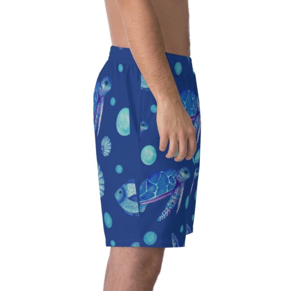 Men's Elastic Beach Shorts (AOP) - Image 7