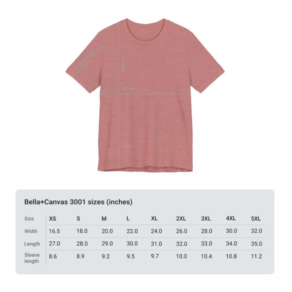 Unisex Jersey Short Sleeve Tee - Image 58